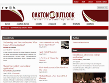 Tablet Screenshot of oaktonoutlook.com